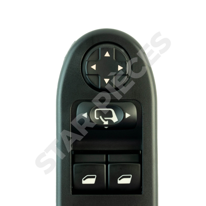Bouton Lève-vitre Conducteur Peugeot 207 3/5 Portes Et SW - Commande 4 Vitres + Rétroviseurs - 17 Broches