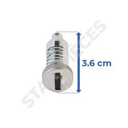 3 serrures pour Renault R15 (1971-1979) barillet avant et serrure de coffre ou de neiman 7700514510 2