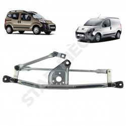 Tringlerie pour moteur d'essuie-glace avant Peugeot Bipper & Bipper Tepee à partir de 2007 2