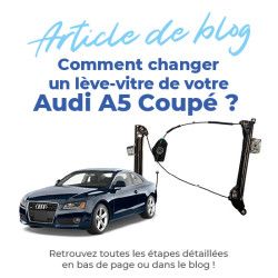 Lève vitre pour Audi A5 coupé (2007-2016) avant droit (côté passager) 10