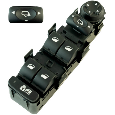 Commande lève-vitre pour Citroen C4 2 (avec rétroviseurs rabattables) | 96650621ZD 6490X6 | Star-Pièces