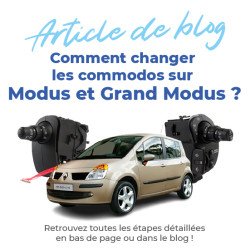 Commodo pour Modus et Grand Modus (2004-2012) essuie-glace, lave glace et commandes réglages radio 9
