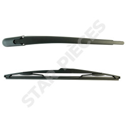Brazo limpiaparabrisas para Peugeot 206 (1998-2013) con escobilla limpiaparabrisas 2