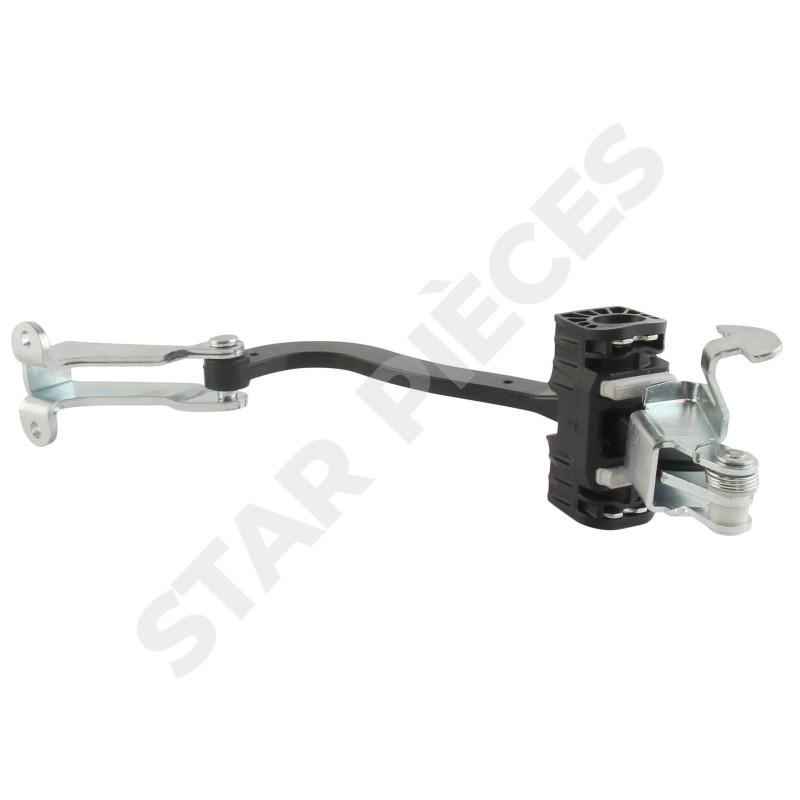 Topes De Puerta Adhesivos 2 En 1 De Acero Inoxidable Con Goma Negra  3 Unidades 96376335