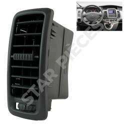 Grille de ventilation d'air pour Opel Vivaro A (2000-2014) aération gauche, droite ou centrale 7701054458, 4411484, 6882000QAA 5