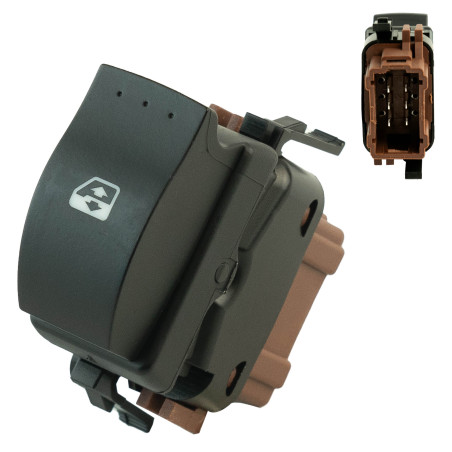 Bouton lève-vitre pour Nissan Primastar(avant droit) | 8200057321, 2540000QAB | Star-Pièces