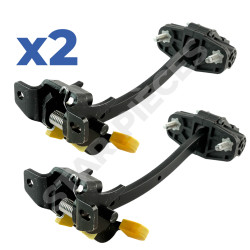 2 tirants de porte pour Citroen Nemo (à partir de 2008) arrière gauche et arrière droit 1388875080, 1366303080 5