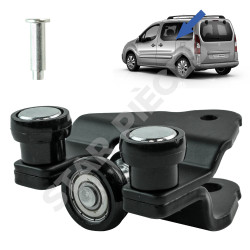 Roulette de porte pour Partner 2 (2007-2016) porte latérale coulissante gauche - galet central 9680486580, 9033Z2 8
