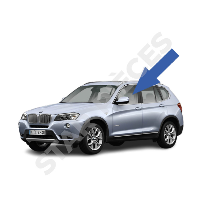 Kit De Reparación Elevalunas Eléctrico Izquierdo Delantero Para BMW X3 F25 (hasta 04/2013) - Sin Motor