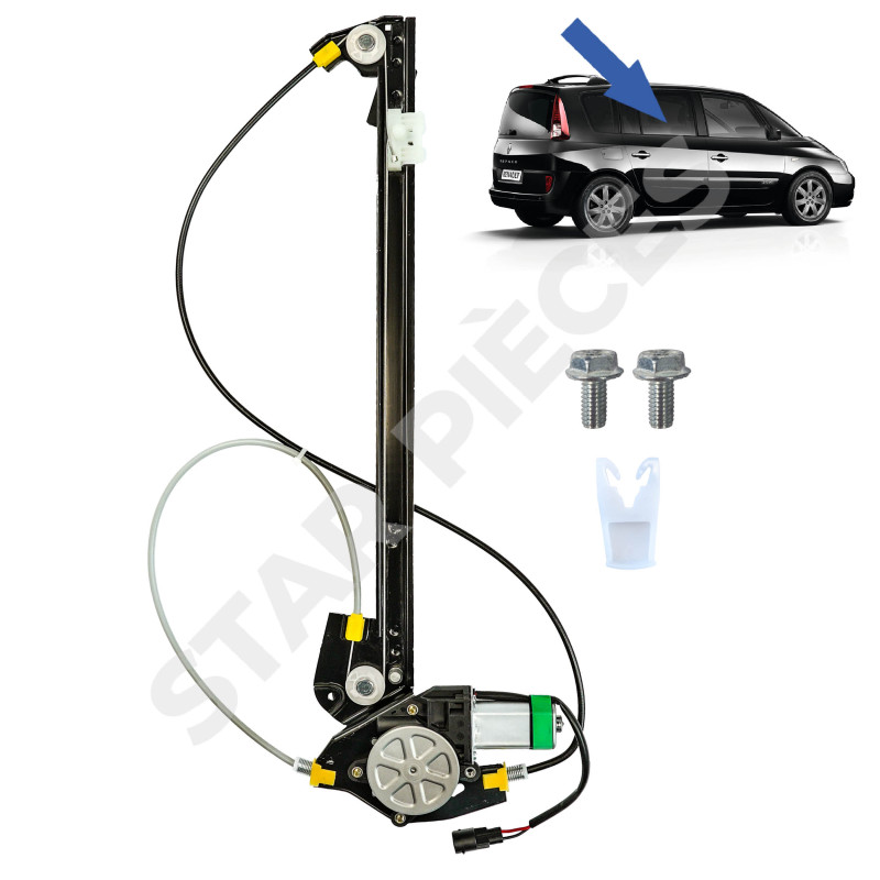 Poignée De Coffre Avec Bouton - Compatible Renault Espace 4 Et Laguna 2 (2000-2014) - Réf. OE 8200002001, 60142800
