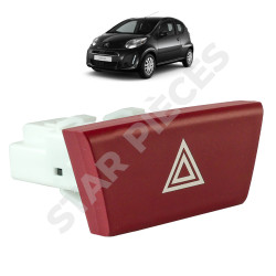 Bouton de warning pour Toyota Aygo (2005-2014) interrupteur feux de détresse 6554KW 2