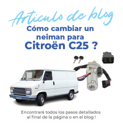 Bombín de arranque para Citroen C25 (1982-1994) con 2 llaves 5