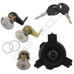 3 serrures + neiman + bouchon de réservoir pour Peugeot 206 (à partir de 1998) Vendu avec double de clés 4