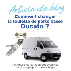 Roulette de porte latérale pour Fiat Ducato (1994-2002) galet inférieur 1334554080, 9033C0 7