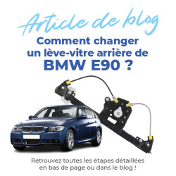 Lève vitre pour BMW Serie 3 E90 E91 (2005-2012) arrière gauche (arrière du conducteur) 51357140589 4