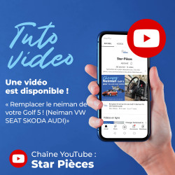 Neiman pour Golf 5 et Golf plus (2003-2009) avec double de clés 9