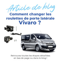 Kit roulettes de porte latérale pour Opel Vivaro A (2000-2014) porte coulissante droite 6