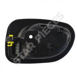 Poignée de porte intérieure pour Hyundai Atos (1997-2008) avant droite ou arrière droite (noire) 2