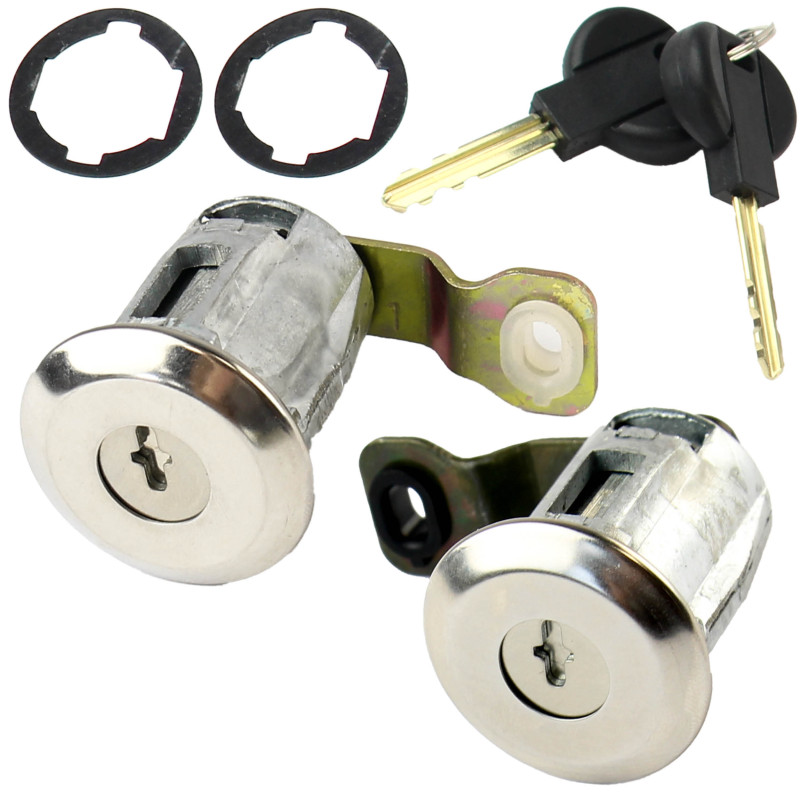 Akozon Jeu De Cylindres De Serrure De Porte Cylindre De Serrure De Porte De Voiture, Cylindre De