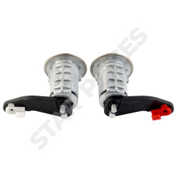 2 cerraduras de puerta para Mascott (1998-2010) bombillo se vende con 2 llaves 2