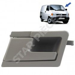 Poignée de porte intérieure pour Volkswagen T4 (1990-2003) avant gauche (côté conducteur) (grise) 2