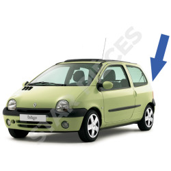Bouton poussoir serrure de coffre pour Twingo 1 (1996-2007) vendu avec double de clés 7701367940 2