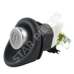 Bouton poussoir serrure de coffre pour Dacia Logan (2004-2012) vendu avec double de clés 7701367940 3