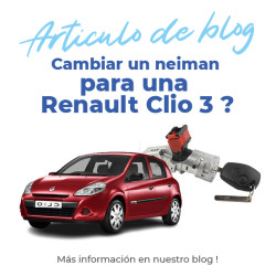 Bombín de arranque para Clio 3 (2005-2012) con 2 llaves 6