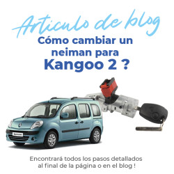 Bombín de arranque para Renault Kangoo 2 (desde 2007) con 2 llaves 7