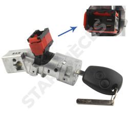 Bombín de arranque para Renault Wind (2010-2014) con 2 llaves 4