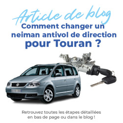 Neiman pour Touran (2003-2010) avec barillet contacteur et double de clés 8E0905855A, 1K0905851, 1K0905865 8