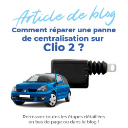Serrure de porte pour Clio 2 (1998-2009) centralisation de porte avant arrière et coffre 7701039565, 7701038652 9