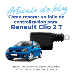 Cerradura puerta para Clio 2 (1998-2009) centralizado para todas las puertas 9