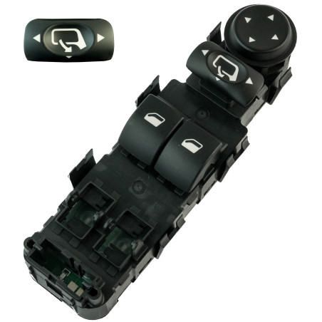 Elevalunas para Citroen C4 y C4 copé delantero izquierdo (con espejos plegables)| Mejores precios con Star-Pièces