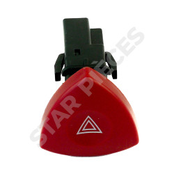 Bouton de warning pour Velsatis (2002-2009) interrupteur feux de détresse 252904889R, 8200442724 5