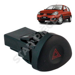 Bouton de warning pour Clio 2 & Clio Campus (à partir de 1998) interrupteur feux de détresse 8200442723, 8200634256 6