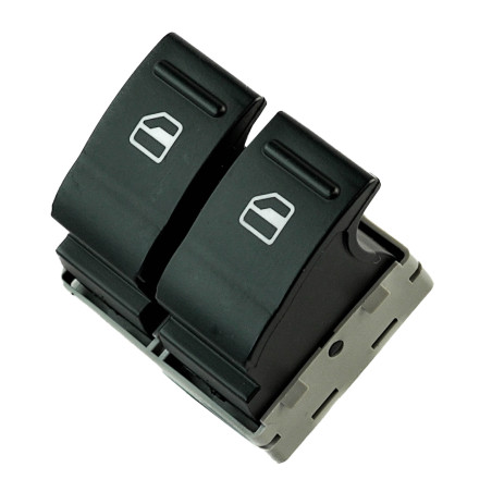 Bouton lève-vitre pour Volkswagen T5 (avant gauche) | 7E0959855A, 7E0959855B, 7E0 959 855B 9B9 | Star-Pièces