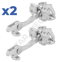 2 tirants de porte pour Fiat Punto 2 (1999-2012) (5 portes) avant gauche et avant droit 51754186, 46836439 5