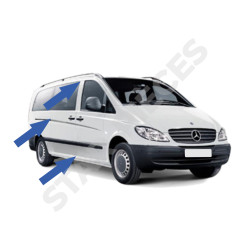 Kit roulettes de porte latérale pour Mercedes Vito W639 (2003-2014) porte coulissante droite 3