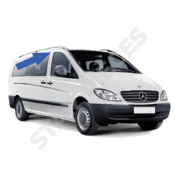 Roulette de porte latérale pour Mercedes Vito W639 (2003-2014) galet supérieur 6397601347 3