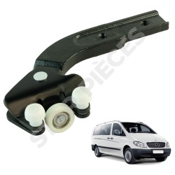 Roulette de porte latérale pour Mercedes Vito W639 (2003-2014) galet inférieur 6397601747 2