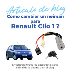 Bombín de arranque para Clio 1 (1990-1999) con 2 llaves 10