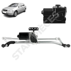 Moteur d'essuie-glace avant complet pour Opel Astra G (1999-2004) tringlerie + moteur d'essuie-glace 1270001, 1274142, 1273416 8