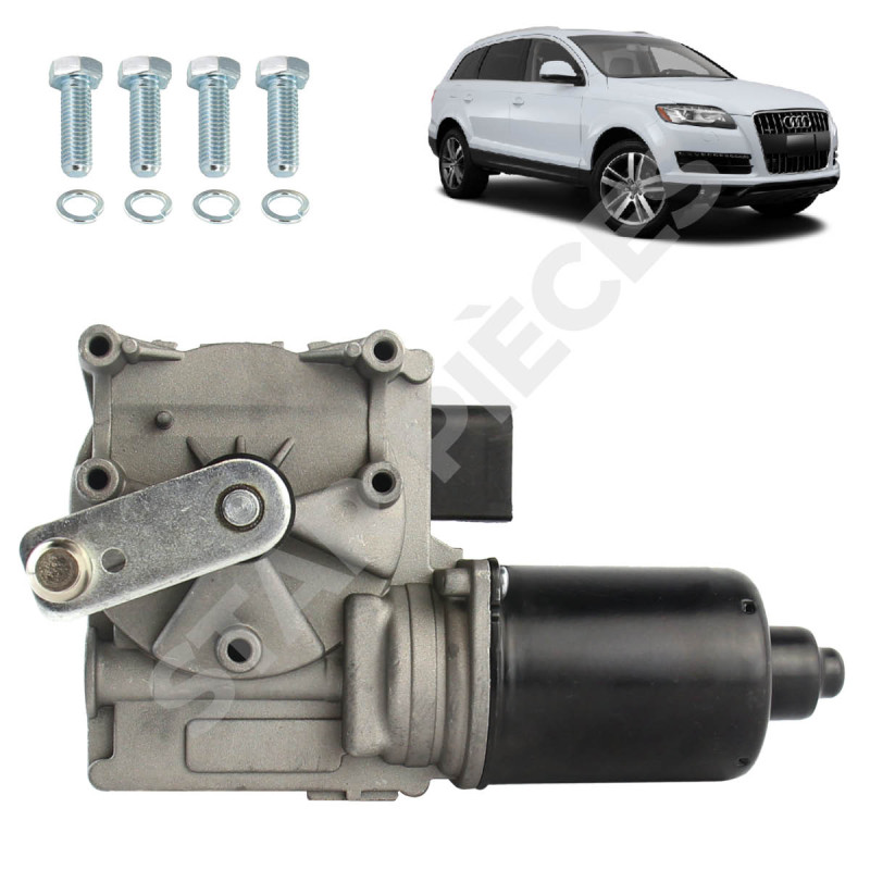 Moteur D'essuie-glace Avant Pour Audi A3 A4 A6 Q5 - Référence 8R0955711A / 8E9955711E - Compatible 12V