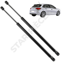 2 verins de coffre pour Citroen C4 2 (2009-2018) amortisseurs coffre 9800717780, 9800717680, 9687319580, 8731V8 2