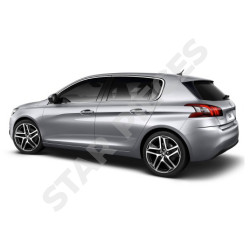 2 verins de coffre pour Peugeot 308 2 (2013-2021) amortisseurs coffre 9807899380, 1635439180 3