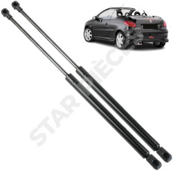 2 verin de coffre pour Peugeot 206 CC (2000-2008) amortisseurs coffre 8731F2, 9637115080 2