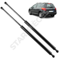 2 verin de coffre pour Peugeot 207 SW (2007-2013) amortisseurs coffre 46514867, 8731P9, 1635438580 2