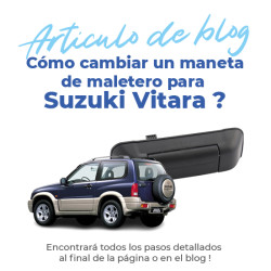 Maneta de porton para Suzuki Vitara y Grand Vitara (1998-2005) (negro) 6