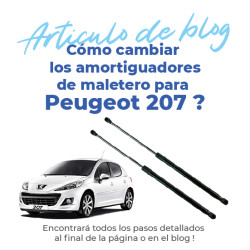 2 amortiguadores de maletero para Peugeot 207 et 207+ (2006-2014) muelles neumático maletero 1